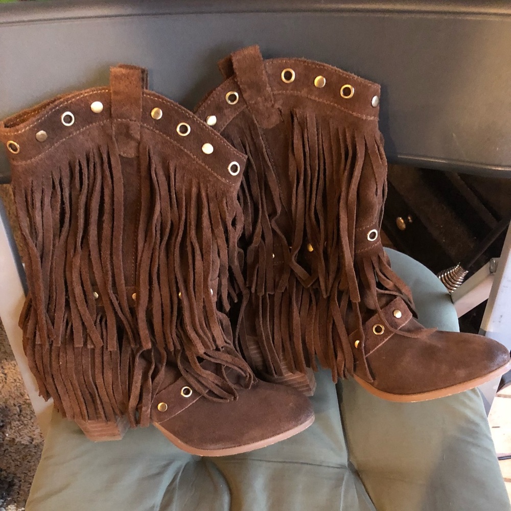 Naughty Monkey soft suede boots.